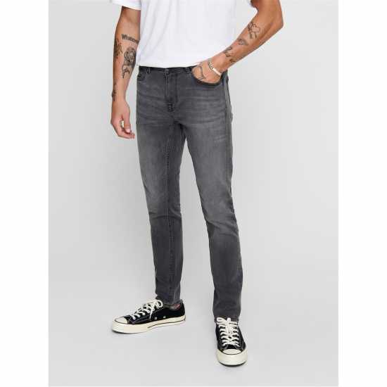 Only And Sons Мъжки Скини Дънки 2051 Skinny Jeans Mens  Мъжки дънки