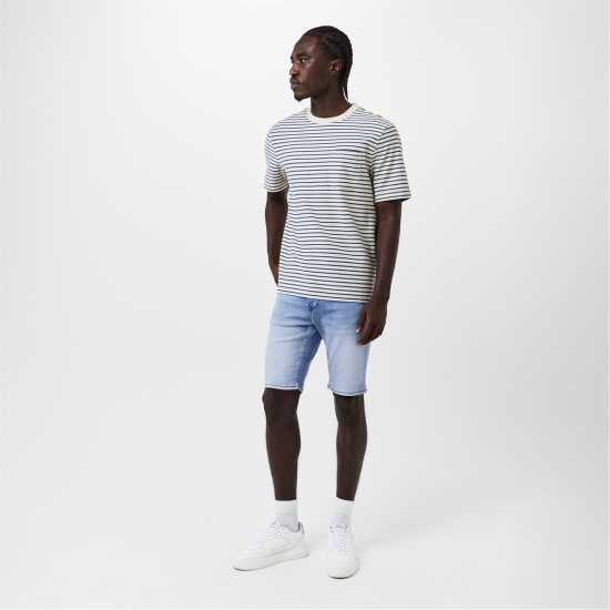 Replay Дънкови Къси Панталони Men's Stretch Denim Shorts Светло синьо 