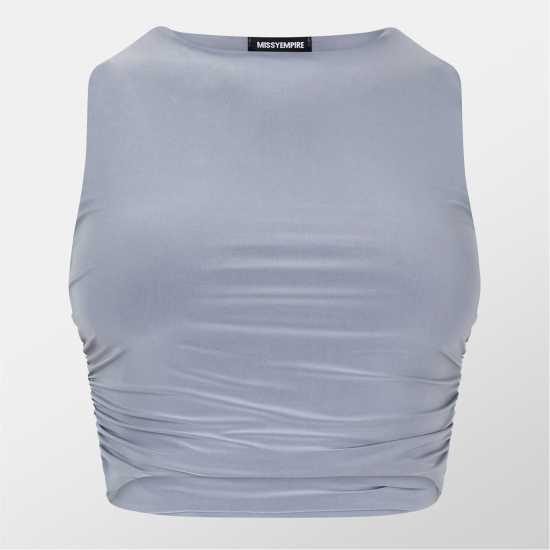 Дамски тениски и фланелки Missy Empire Slinky Racer Top Womens Missy Empire Slinky Racer Top Womens Дамски тениски и фланелки