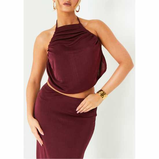 Missy Empire Cowl Backless Top Womens  Дамско бельо