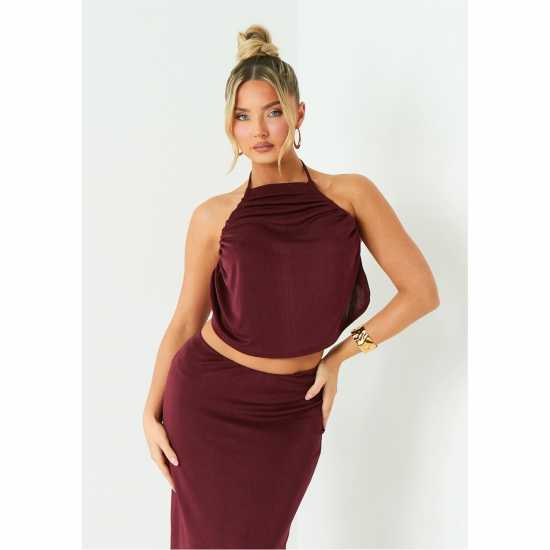 Missy Empire Cowl Backless Top Womens  Дамско бельо