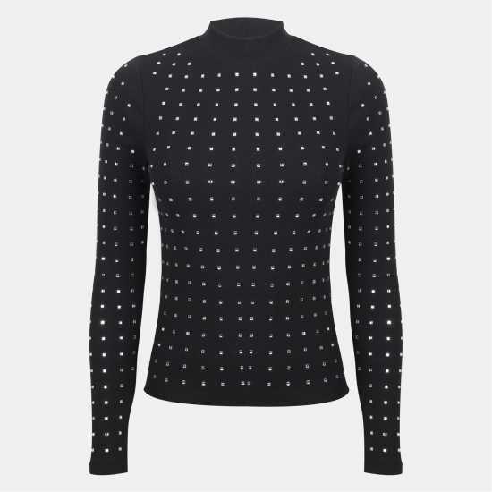 Дамски тениски и фланелки Biba Горнище С Дълъг Ръкав Ribbed Long Sleeve Top Black Biba Горнище С Дълъг Ръкав Ribbed Long Sleeve Top Black Дамски тениски и фланелки