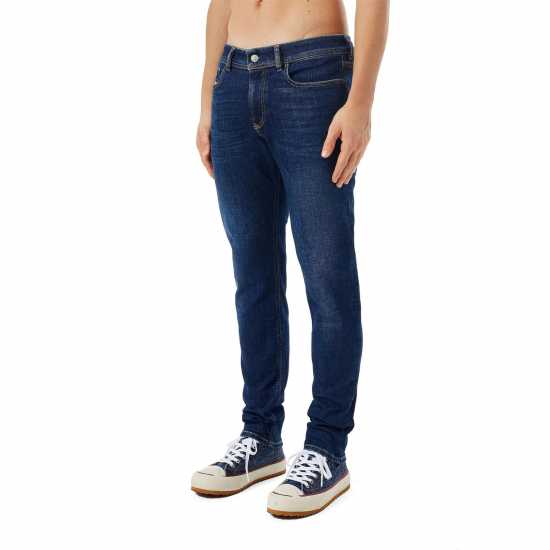Diesel Вталени Дънки Sleenker Skinny Jeans Blue 01 