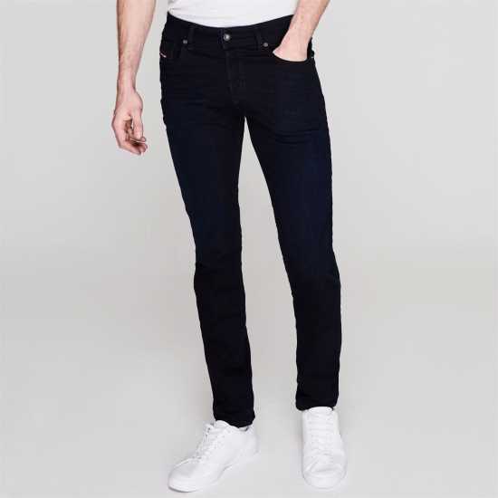 Diesel Вталени Дънки Sleenker Skinny Jeans Mid Blue 01 - 