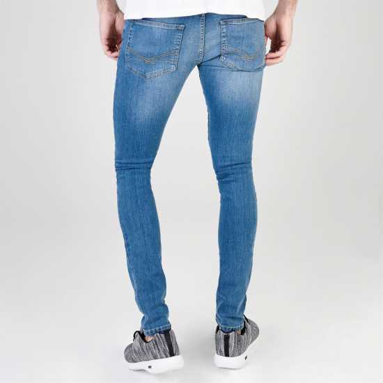 Firetrap Вталени Дънки Super Skinny Jeans Средно перо 2 Мъжки дънки