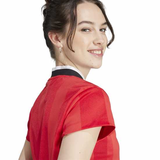 Дамски тениски и фланелки Adidas Tiro Colorblock Crop T-Shirt Womens Adidas Tiro Colorblock Crop T-Shirt Womens Дамски тениски и фланелки