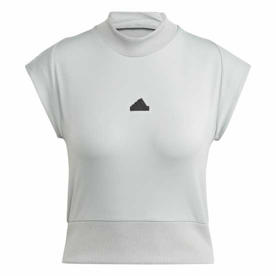Дамски тениски и фланелки Adidas Z.n.e Short Sleeve High Neck T-Shirt Womens Adidas Z.n.e Short Sleeve High Neck T-Shirt Womens Дамски тениски и фланелки