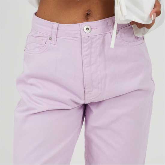 Brave Soul Women's Para Straight Leg Jeans Lilac 