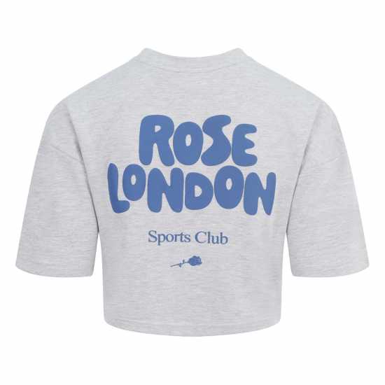 Rose London Sports Crop T-Shirt Junior Girls Rose London Sports Crop T-Shirt Junior Girls