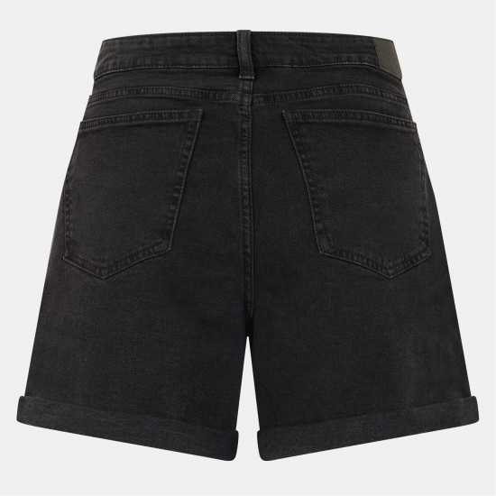 Noisy May Дънкови Къси Панталони Heavyweight Denim Shorts Черно 