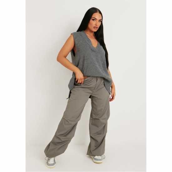 Missy Empire Vest Top Угъл Дамски тениски и фланелки