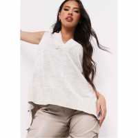 Missy Empire Vest Top Бежово Дамски тениски и фланелки