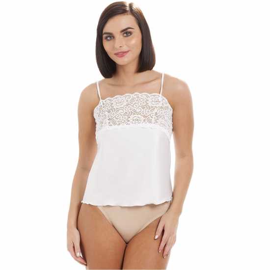 Дамски тениски и фланелки Camille Luxury Lace Trim Camisole Camille Luxury Lace Trim Camisole Дамски тениски и фланелки