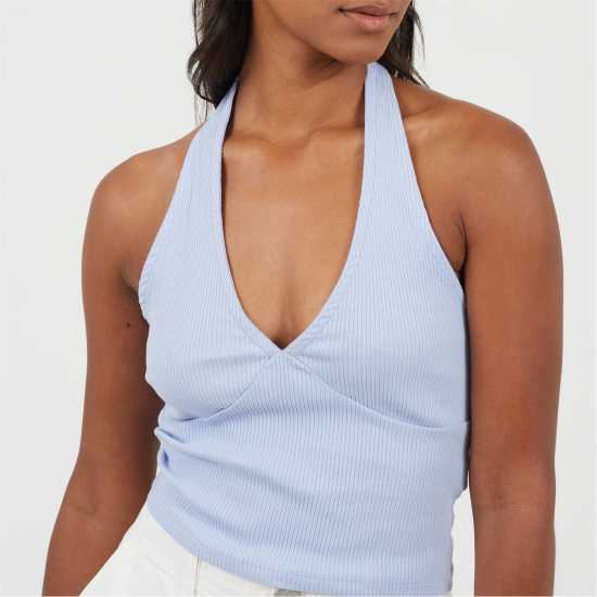 Brave Soul Cropped Top Ld99 Blue Brave Soul Cropped Top Ld99 Blue