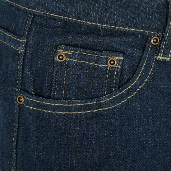 Firetrap Men's Cotton Mid Rise Straight Leg Jeans Navy 