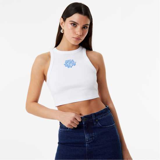 Jack Wills Racer Vest  Дамски тениски и фланелки