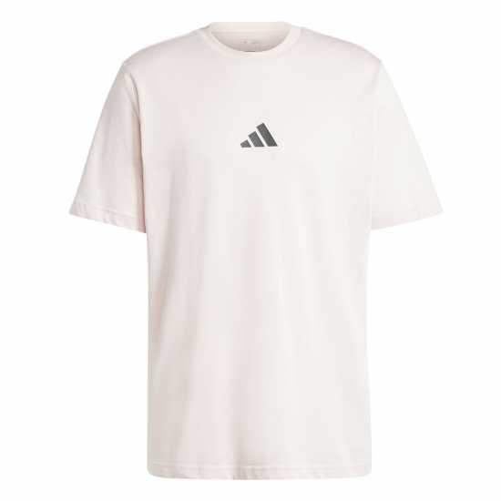 Adidas Мъжка Риза Strength Graphic T-Shirt Mens Пясъчно розово Мъжко облекло за едри хора
