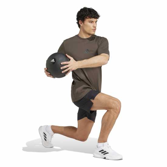 Adidas Мъжка Риза Strength Graphic T-Shirt Mens Сянка Олива Мъжки тениски и фланелки