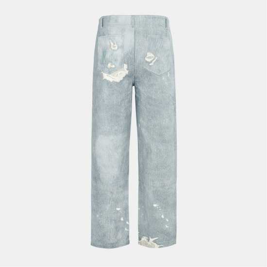 Firetrap Мъжки Дънки Print Jeans Mens Firetrap Мъжки Дънки Print Jeans Mens