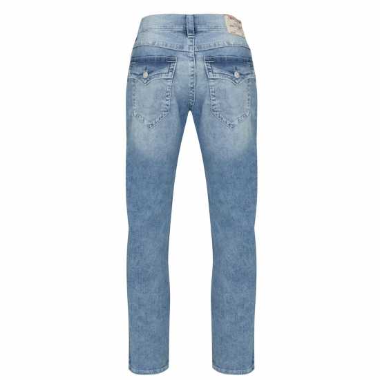 Usc True Religion Ricky Straight Jeans Blue HSNL Denim Edit