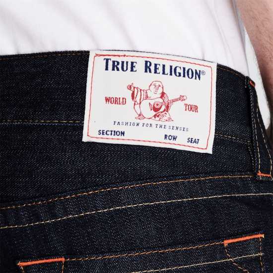 Usc True Religion Ricky Straight Jeans Dark Wash Denim Edit