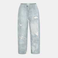 Firetrap Print Jeans Ladies Синя Треска Firetrap Print Jeans Ladies Синя Треска