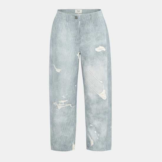 Firetrap Print Jeans Ladies Синя Треска Firetrap Print Jeans Ladies Синя Треска