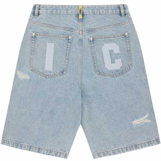 Icecream Ic Run Dog Den Shrt Sn63 Heavy Wash Blue 