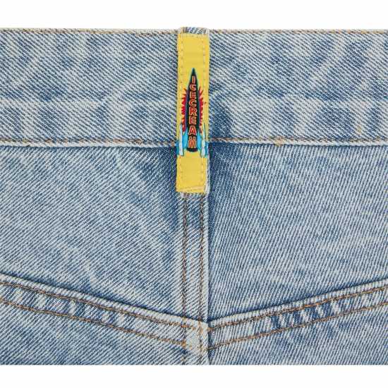 Icecream Ic Run Dog Den Shrt Sn63 Heavy Wash Blue 