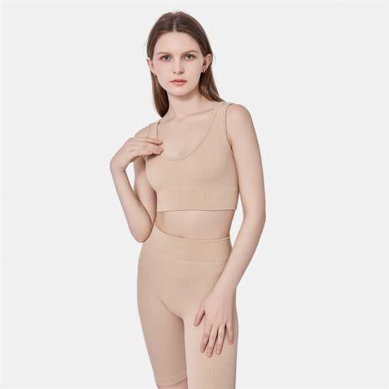 Miso Crop Top Womens Нуде Дамски тениски и фланелки