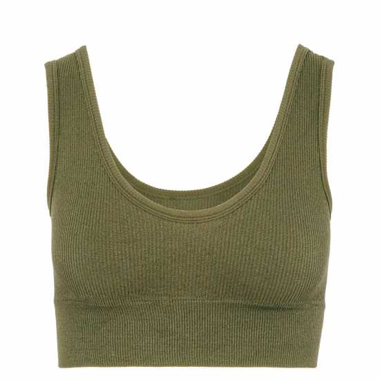 Miso Crop Top Womens Хаки Дамски тениски и фланелки