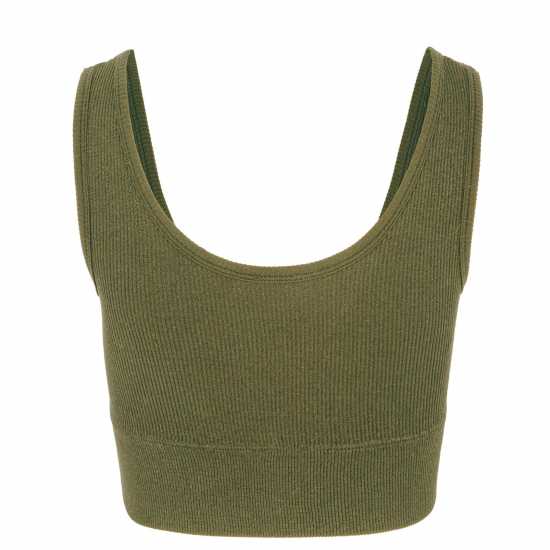 Miso Crop Top Womens Хаки Дамски тениски и фланелки