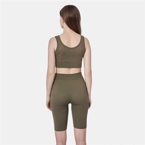 Miso Crop Top Womens Хаки Дамски тениски и фланелки