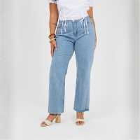 Brave Soul Womens Plus Size Jeans Wuth Turn Up Hem Pale Mid Blue Brave Soul Womens Plus Size Jeans Wuth Turn Up Hem Pale Mid Blue