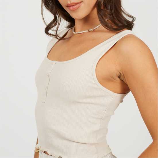 Дамски тениски и фланелки Brave Soul Vest With Poppers Stone Brave Soul Vest With Poppers Stone Дамски тениски и фланелки