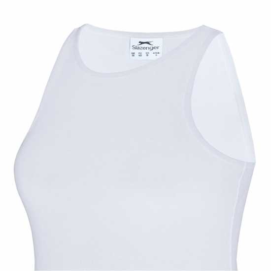 Дамски тениски и фланелки Slazenger Дамски Потник Essentials Vest Ladies Разъездная белая Slazenger Дамски Потник Essentials Vest Ladies Разъездная белая Дамски тениски и фланелки