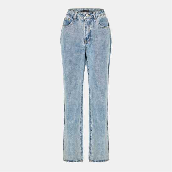 I Saw It First Straight Leg Jeans Синьо I Saw It First Straight Leg Jeans Синьо