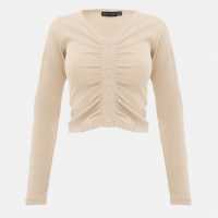 Rib Ruched Top  
