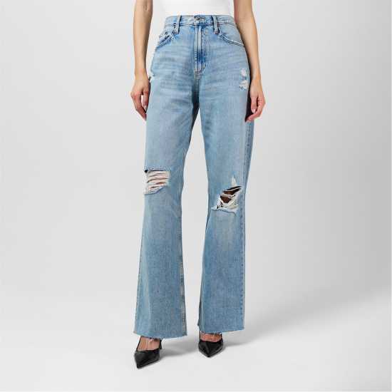 Fabric Wide Jeans  