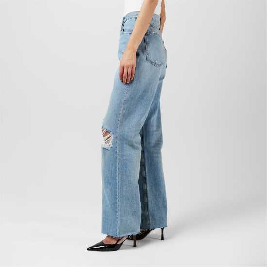 Fabric Wide Jeans  
