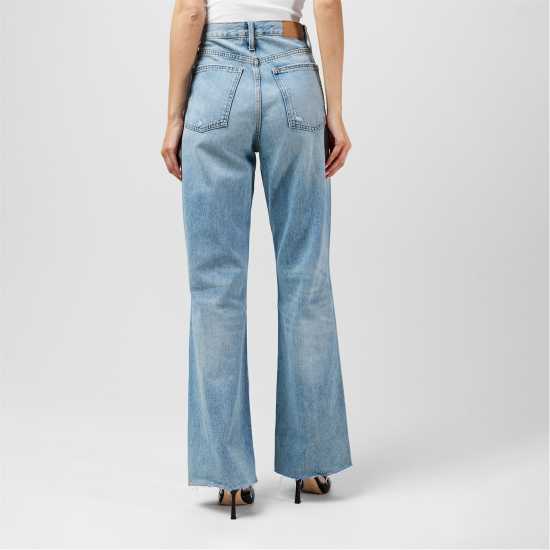 Fabric Wide Jeans  