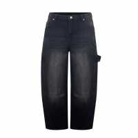 Fabric Baggy Jeans Ld