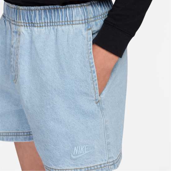Nike Дънкови Къси Панталони Unisex Kids' Denim Shorts Nike Дънкови Къси Панталони Unisex Kids' Denim Shorts