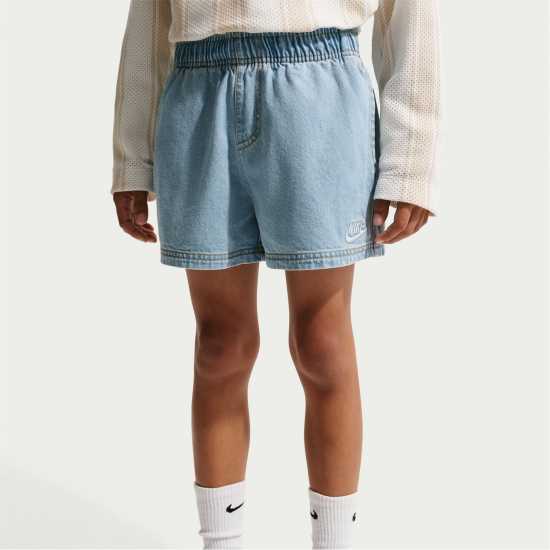 Nike Дънкови Къси Панталони Unisex Kids' Denim Shorts Nike Дънкови Къси Панталони Unisex Kids' Denim Shorts