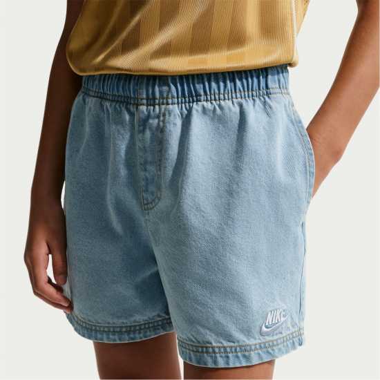 Nike Дънкови Къси Панталони Unisex Kids' Denim Shorts Nike Дънкови Къси Панталони Unisex Kids' Denim Shorts