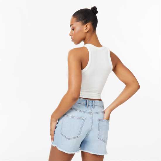 Дамски тениски и фланелки Jack Wills Scoop Neck Rib Tank Top Винтажно бяло Jack Wills Scoop Neck Rib Tank Top Винтажно бяло Дамски тениски и фланелки