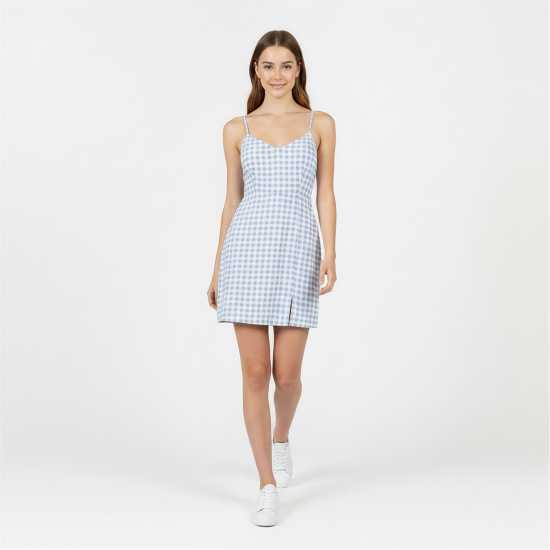 Jack Wills Mini Dress Гингъм Дамски поли и рокли
