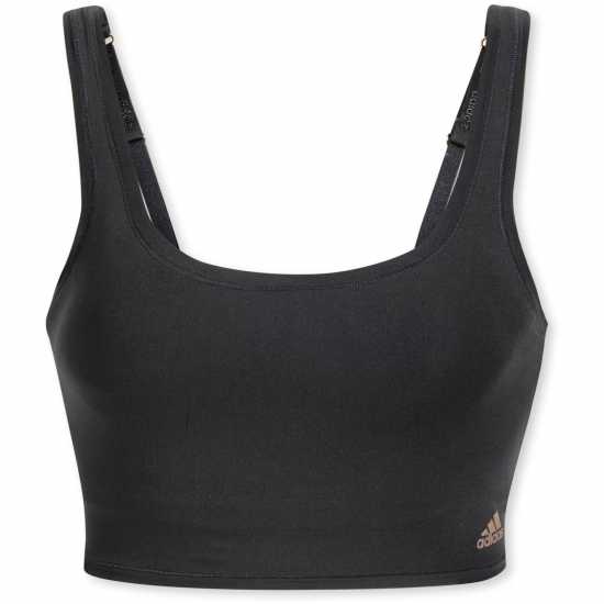 Дамски тениски и фланелки Adidas Cropped Cami Ld99 Black Adidas Cropped Cami Ld99 Black Дамски тениски и фланелки