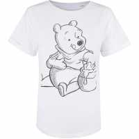 Disney Character T-Shirt Winnie Sketch Дамски тениски и фланелки