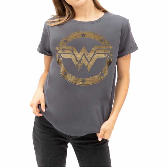 Dc Comics Comics Short Sleeve Tee Wonderwoman Дамски тениски и фланелки